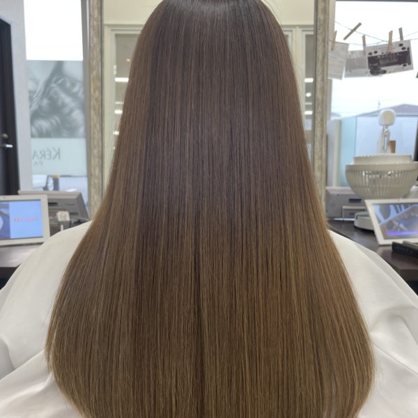 柔らかつやつや縮毛矯正〜